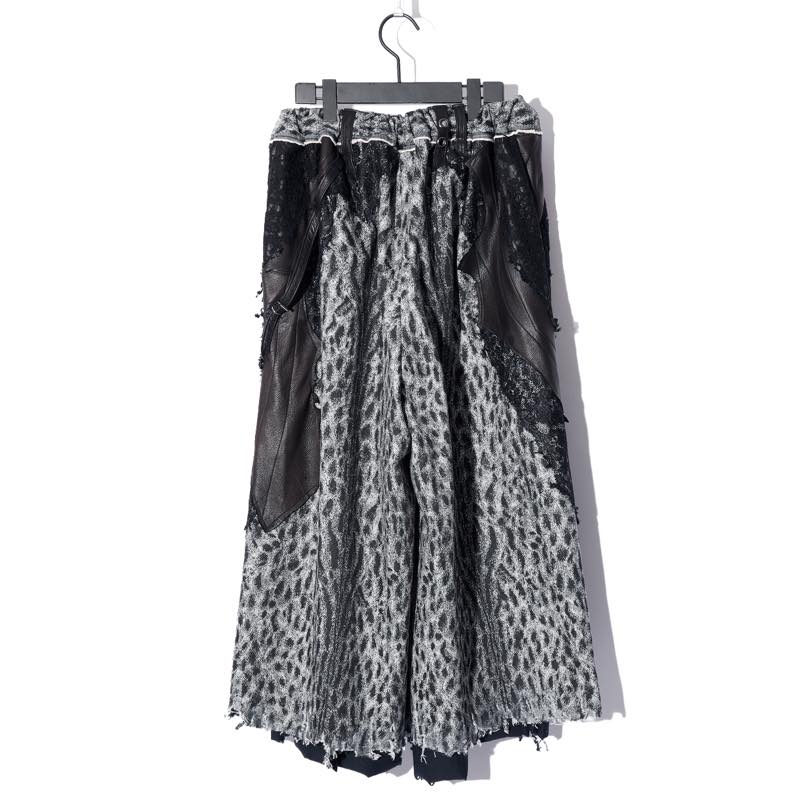 Shohei Takamiya / ST-071 / STEP ON SOIL / ハンドメイド / リメイク / HANDMADE / REMAKE / ボトムス / BOTTOMS / BLACK