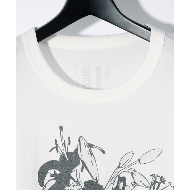SWITCHBLADE / スイッチブレード / 1401102 / DARK LILIES GRAPHIC TEE w/POCKETS / WHITE / HYDE / ハイド / トップス