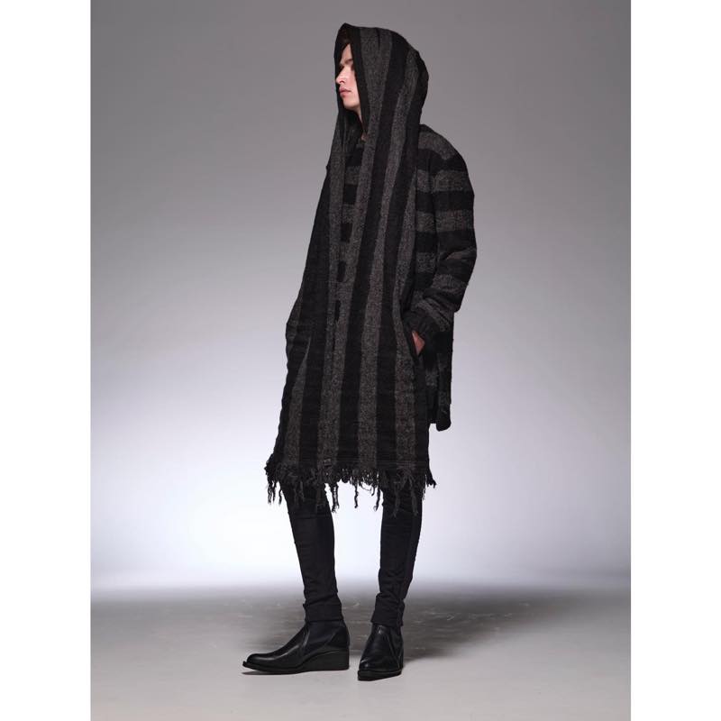 kiryuyrik/奦奦/ KS-MFL01-150 / DamageBorder HoodMuffler / Black&Gr...