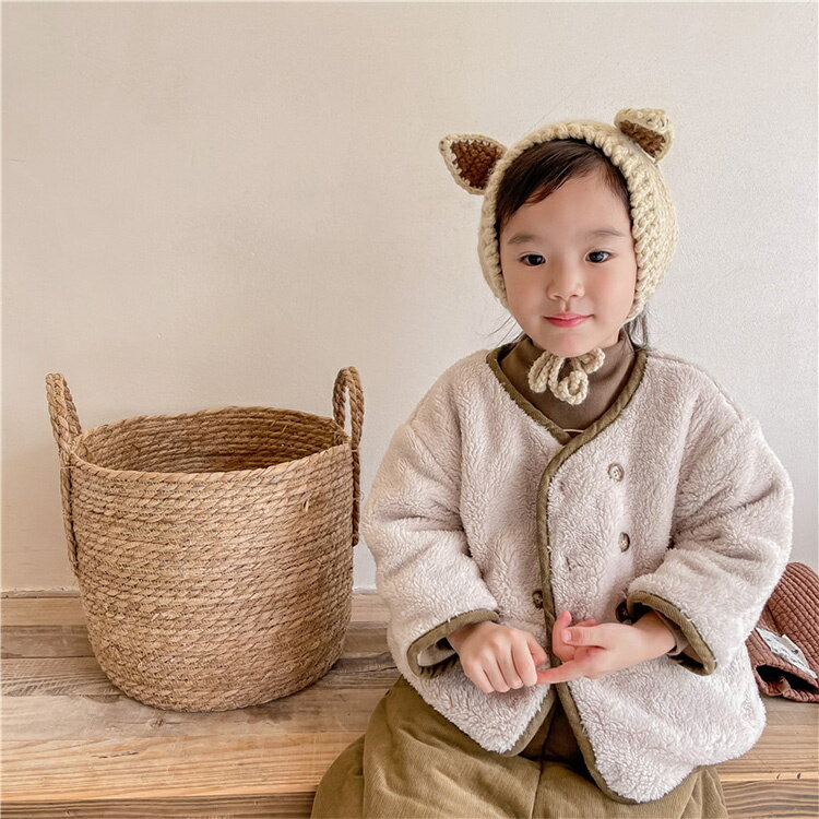 ボア ブルゾン 韓国 キッズ ジャケット もこもこ 女の子 アウター ファー 子供服 かわいいボアアウター 冬秋 おしゃれ フードなし冬 パーカージャケット 80 90 100 110 120 130入学準備 入園準備 幼稚園 保育園 小学生