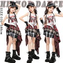 jazz 韓国 白 トップス 赤 チェック柄 スカート 手袋 キッズ ダンス衣装 セットアップ おしゃれ 女の子 かっこいい かわいい ゆったり 半袖 へそ出し タンクトップ ヒップホップ ジャズダンス k-pop 演出服 練習着 団体服 発表会 応援団 派手 ダンスウェア 上下セット 春夏秋
