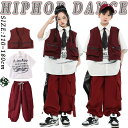 ワインレッド ホワイト 赤 白 シャツ ベスト カーゴパンツ キッズ ダンス衣装 韓国 k-pop jazz hiphop ヒップホップ 女の子 男の子 セットアップ 柄シャツ 半袖シャツ ズボン ショート丈 ベストセット ゆったり カジュアル かっこいい 夏 発表会 演出服 団体服 練習着 ダンス