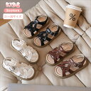 キッズ サンダル 子供サンダル ローマサンダル 編み込み ビーチサンダル つま先あり 軽量 可愛い 歩きやすい 靴 海 ビーチ 子ども ジュニア 赤ちゃん ベビ...