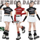 柄シャツ 黒 赤 へそ出し キッズ ダンス衣装 女の子 子供 チア チアガール セットアップ ショート丈トップス 腕カバー スカート カジュアル ジャズダンス ポッピング 韓国 演出服 練習着 団体服 応援団 発表会 k-pop hiphop かっこいい おしゃれ ゆったり 可愛い