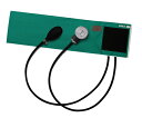 アネロイド型血圧計 FC-100VNC ナイロンカフ・ラテックスフリー ティール グリーン 緑 血圧測定 医療 日本製 医療機器