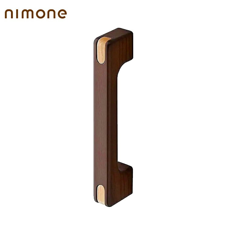 樂天商城 - マツ六 木製一体型手すり nimone 230mm ベイクドブラウン NM-230B 1本入