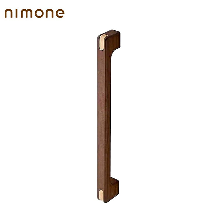 樂天商城 - マツ六 木製一体型手すり nimone 420mm ベイクドブラウン NM-420B 1本入