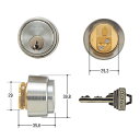 GOAL 取替用 シリンダー PH/PHD用 ピンシリンダー キー3本付 朝日工業 Kシリーズ GCY-35