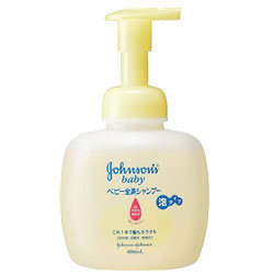 【ジョンソン・エンド・ジョンソン】ジョンソン ベビー全身シャンプー 泡タイプ 400ml※お取り寄せ商品