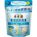 【バスクリン】きき湯 清涼炭酸湯 さわやかレモンの香り 360g 〔医薬部外品〕 ※お取り寄せ商品