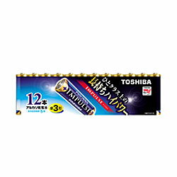 【ポイント10倍：スーパーSALEと同時開催 ※要エントリー】【東芝】アルカリ乾電池LR6H/12MP☆家電※お取り寄せ商品