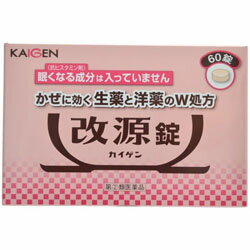 【第(2)類医薬品】【カイゲン】改源錠 60錠※お取り寄せになる場合もございます 【成分により1個限り】【セルフメディケーション税制 対象品】