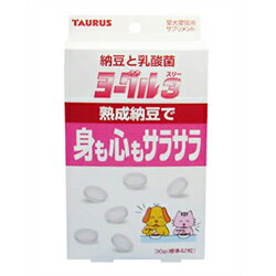 ◆特 長◆●納豆固有のイソフラボン、レシチン、ナットウキナーゼなどの働きが期待されます。●とりわけ7才以上のシニアにも最適です。●夏バテや冬の寒さ負け、運動不足にも対応します。◆メーカー◆トーラス株式会社（※日本製）◆原材料◆熟成納豆、乳酸菌、オリゴ糖 【ご注意1】この商品はお取り寄せ商品です。ご注文されてから発送されるまで約10営業日(土日・祝を除く)いただきます。 なお、商品によりましては、予定が大幅に遅れることもございますので、何卒あらかじめご了承お願いいたします。【ご注意2】お取り寄せ商品以外の商品と一緒にお買い上げの場合は、全ての商品が揃い次第の発送となりますので、ご了承下さい。 ※パッケージデザイン等が予告なく変更される場合もあります。※商品廃番・メーカー欠品など諸事情によりお届けできない場合がございます。 【広告文責】株式会社メディスンプラス：0120-205-904 ※休業日 土日・祝祭日