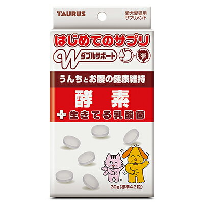 【お得な12個セット】【トーラス】はじめてのサプリ 酵素 30g ☆ペット用品 ※お取り寄せ商品【賞味期限：3ヵ月以上】