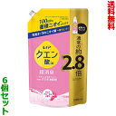 【送料無料の6個セット】【P＆G】レノア　クエン酸in　超消臭　すすぎ消臭剤　クリアフローラルの香り　つめかえ用　超特大サイズ　1080ml【RCP】