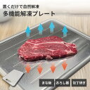 多機能解凍プレート / 解凍プレート まな板 急速解凍 省エネ シャープナーするおろし 自然解凍 家庭用 まな板 正規品 1cm 業務用 冷凍食品 肉 刺身 電...