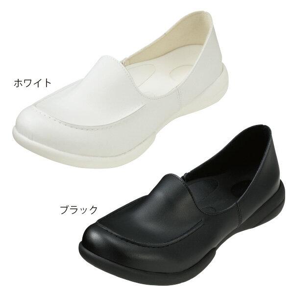 【クリアランスセール：3,900円】Re;getA リゲッタワーク モカシューズ 【RW-0008】/ 日本製 靴 コンフォートシューズ 痛くない 履きやすい 蒸れない 疲れにくい 楽チン 履き心地 機能性 レディース ドライビングローファー【在庫限り】 2