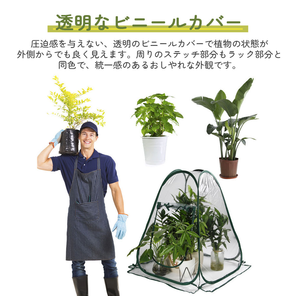 2個セット ビニールハウス グリーンハウス ビニール温室 温室 ワイド園芸温室棚 家...