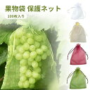ぶどう袋 りんご袋 果物ネット 100枚入 防虫 ネット 果物袋 保護ネット 鳥よけ 鳩よけネット びわ 桃 イチゴ ぶどう 果樹用防鳥ネット 果物保護バッグ ブドウ用 果実袋 カラス対策 害虫鳥避け 園芸工具 農業用 通気性 メッシュ 巾着袋 果樹園 収穫 栽培用 12color