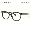 グッチ メガネフレーム GUCCI GG1816O 男女兼用 ウェリントン 眼鏡 度付き 度なし 伊達メガネ サイズ:51 国内正規品 おしゃれ 送料無料(4)