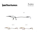 レスザンヒューマン 眼鏡フレーム Less Than human SNRI おしゃれ メガネフレーム メンズ レディース 度付き可 ブロウ サイズ:54 伊達メガネ(4)