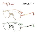 リーゴ メガネフレーム Reego XW4057 レディース オーバル 眼鏡 度付き 度なし 伊達メガネ サイズ:47 国内正規品 おしゃれ 送料無料(4)