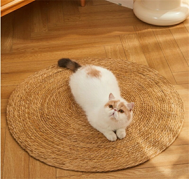 最安値挑戦／ペットクールマット 天然素材 爪研ぎ 猫 麻 ゆったり 猫爪とぎ 爪とぎマット 爪研ぎ 麻マット 耐久 取り付け簡単 ストレス解消 家具保護 猫用 ペット用品 暑さ対策