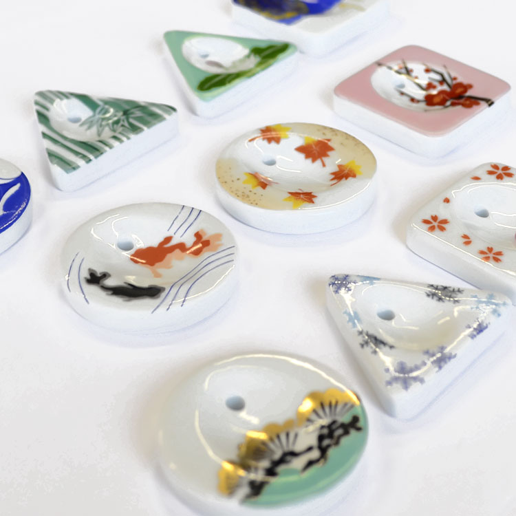 香彩堂 香立 HANGA 全10種類ネコポス便可能 版画 はんが ハンガ 日本製 京都 香皿 香立て インセンストレイ インセンスホルダー フレグランス 贈答用...