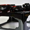 背高仏膳〔木製〕黒内朱 6.0号/PC椀2.5号【仏膳】【会津漆器】【膳木製・椀PC製】【高級ご供養膳】【ご先祖さま付】【霊供膳】【仏膳】【お盆】【お彼岸】【法...