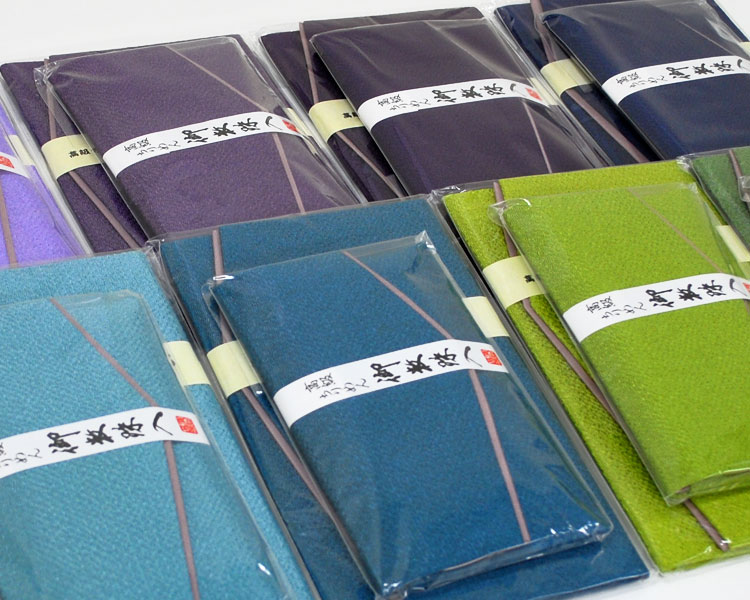 お揃いの袱紗と念珠入れの特別セット[全15色]　寒色系1セットまでネコポス便OK おまけ付き 高級二重ち..