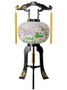 【単品】京提灯「芙蓉 9寸」PC製/高さ70cm【盆提灯】【おまけ付】【房付き】【回転風車付き】【組立式】【電気式】すっきりコード巻&お線香テスタープレゼント!...