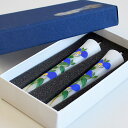 手描き絵ろうそく「露草 つゆくさ