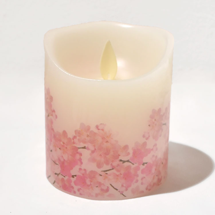 【ポイント10倍（〜6/11 1:59）】LEDキャンドル 灯ととなり 「桜」ニホンローソク ...