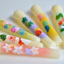【夏限定】手描き絵ろうそく「夏の特別柄B」3号6本入り【数量限定】【絵蝋燭】【絵ローソク】【花ろうそく】【進物】【お彼岸】【お盆】【新盆見舞】【喪中見舞】【月命...