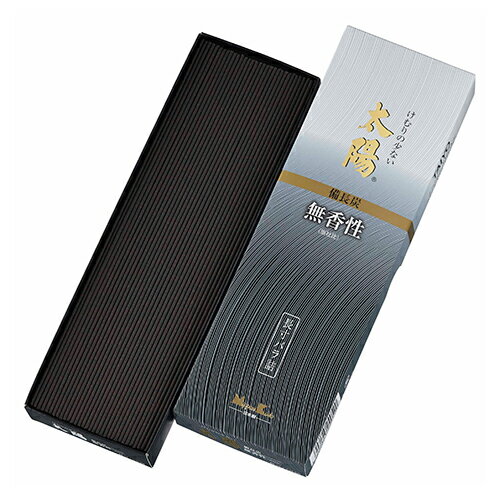 【日本香堂】「太陽」無香性/備長炭〔長寸バラ詰〕煙がほとんどない線香【太陽シリーズ】【紀州備長炭使用】【進物】【お盆】【お彼岸】 【ギフト】【贈答】