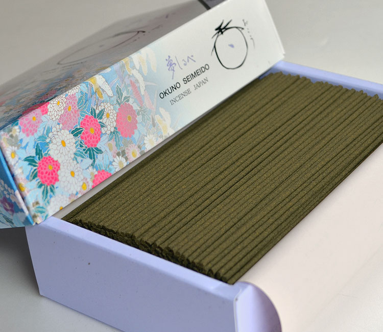 【マラソン ポイント10倍】【微煙】【線香】奥野晴明堂夢しるべ「くちなしの香り」大バラ〔煙少なめ〕【エッセンシャルオイル】【実用線香】【御供】【線香】【くちなし】【バラ詰】【線香】