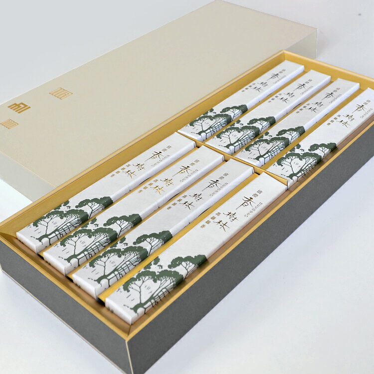 【玉初堂】清澄香樹林 短寸8箱入 紙箱 #6541化粧紙箱 煙が少ない 煙少香 白檀 贈答用 お線香 線香 進物用線香 ギフト 御進物 ご進物 新盆見舞い お盆...