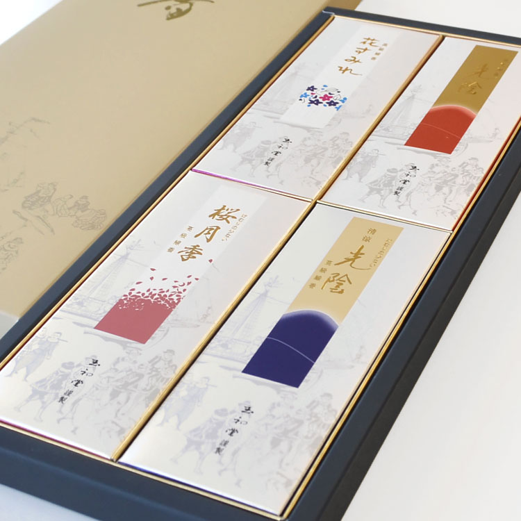 玉初堂「香セレクト」No.10〔4種類の高級線香アソート〕#6089【ご進物用線香】【詰合せ】【贈答用】【お線香】【蝋燭】【進物用線香】【喪中見舞】【お悔やみ】...