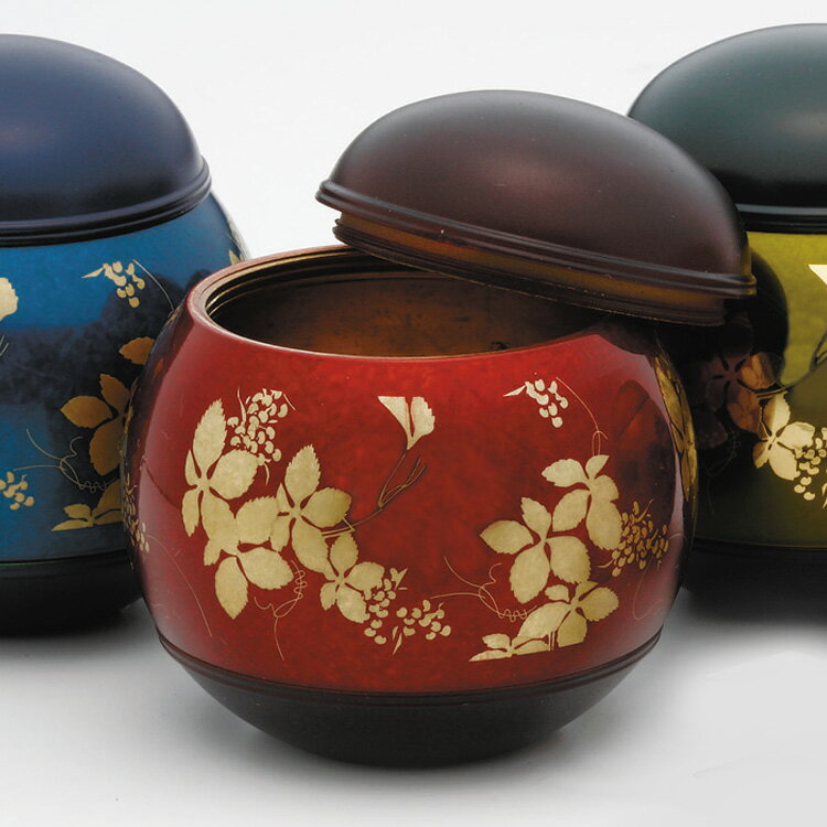 ミニ骨壺　奏[レッド・グリーン・ピングゴールド・ブルー]【手元供養】【供養】【ミニ骨壷】【遺骨入れ】【遺品】【骨壷】【ペット供養】【分骨】【真鍮製】【和柄】【高級】【メモリアル】【ミニ】【仏壇】【ペット】【送料無料】