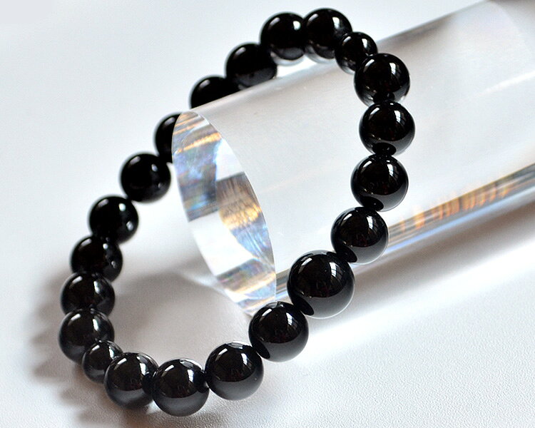 腕輪念珠「黒オニキス」10mm18珠【サイズ変更可能】【ネコポス便対応】【数珠ブレスット】【ブレス】【天然石】【パワーストーン】【腕輪ブレスレット】【数珠】【アクセサリー】【お守り】【厄除け】【祈願成就】