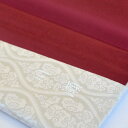 【訳あり】【NA-1】【名前入り袱紗】【ネコポス発送】〔刺繍入〕念珠入付金封ふくさ「立涌雲・白」〔川瀬様の名前入り〕箱なし【ソフトタイプ】【西陣織】【京都】【高...