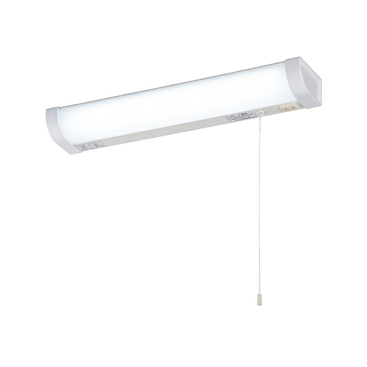 【1年保証付】キッチンライト おしゃれ led 引きひもスイッチ LED流し元灯 15W形 LED 照明 流し元灯 キッチンライト led おしゃれ led多目的灯 ledライト 屋内 配線工事必要 長寿命 省エネ 棚下 壁面 キッチン 蛍光灯 LED 照明器具 15W形 台所 LED蛍光灯 オーム電機 ansinhouse-10004274 ANSIN サンプル画像3