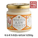 キルギスの白いはちみつ 250g ハチミツ 非加熱 蜂蜜 ハニー クリーミー 活性酵素 無農薬 エコチャージジャパン WHITE LAW HONEY プレゼント ギフト 贈答 送料無料 送料込 あす楽 お歳暮