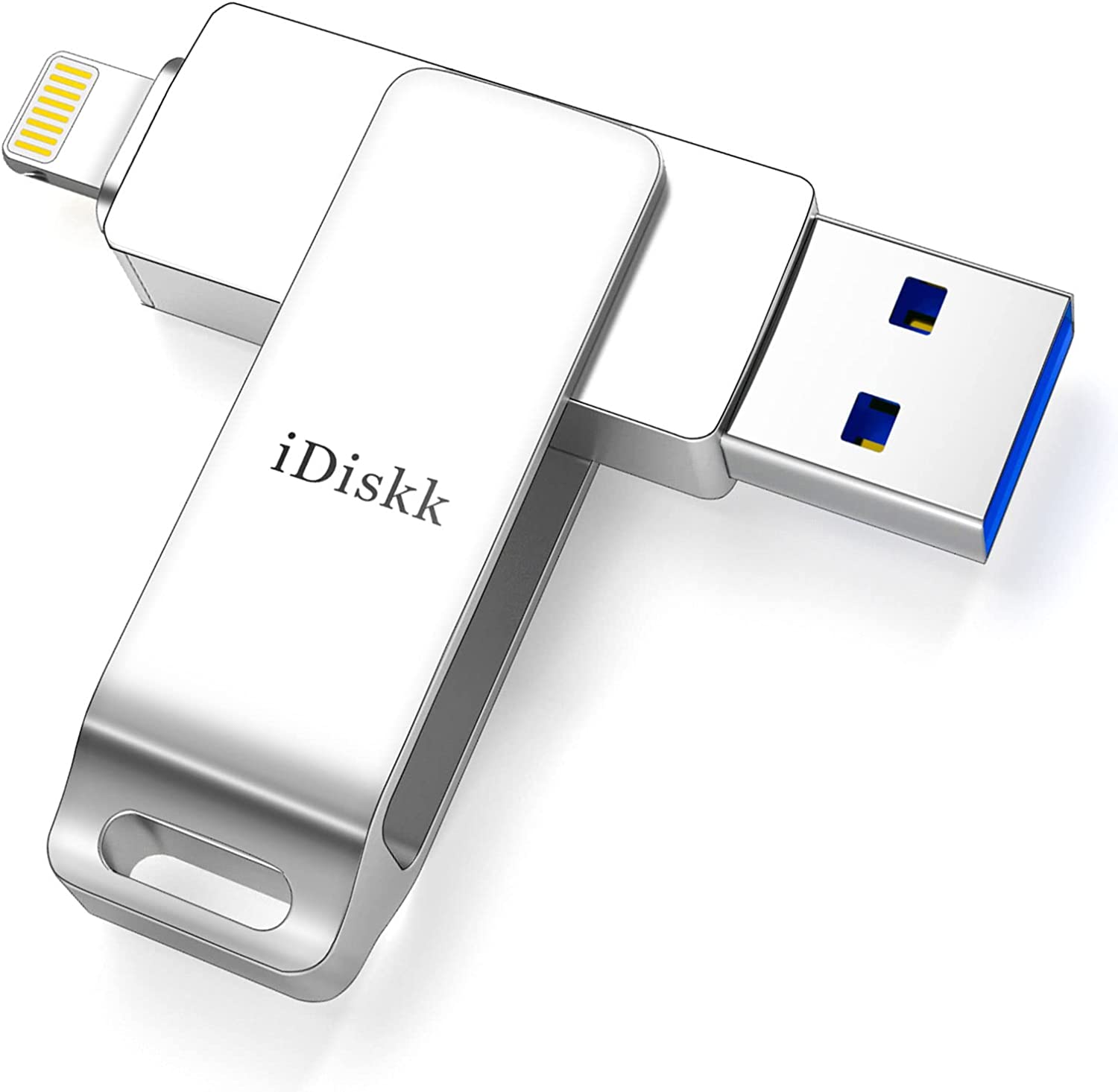 Apple認証 iDiskk MFi取得 64GB iPhone USBメモリ iDiskk iPad USB 変換アダプタ Lightning iPad iPhone 用 外付 容量不足解消 iPad Air/mini/ iPhone 14/14 pro/13/13 pro/13 mini/12/12 pro/12 mini/11/11 Pro/ X /XR/XS MAX/6/7/8 対応 スマホ用 usbメモリ