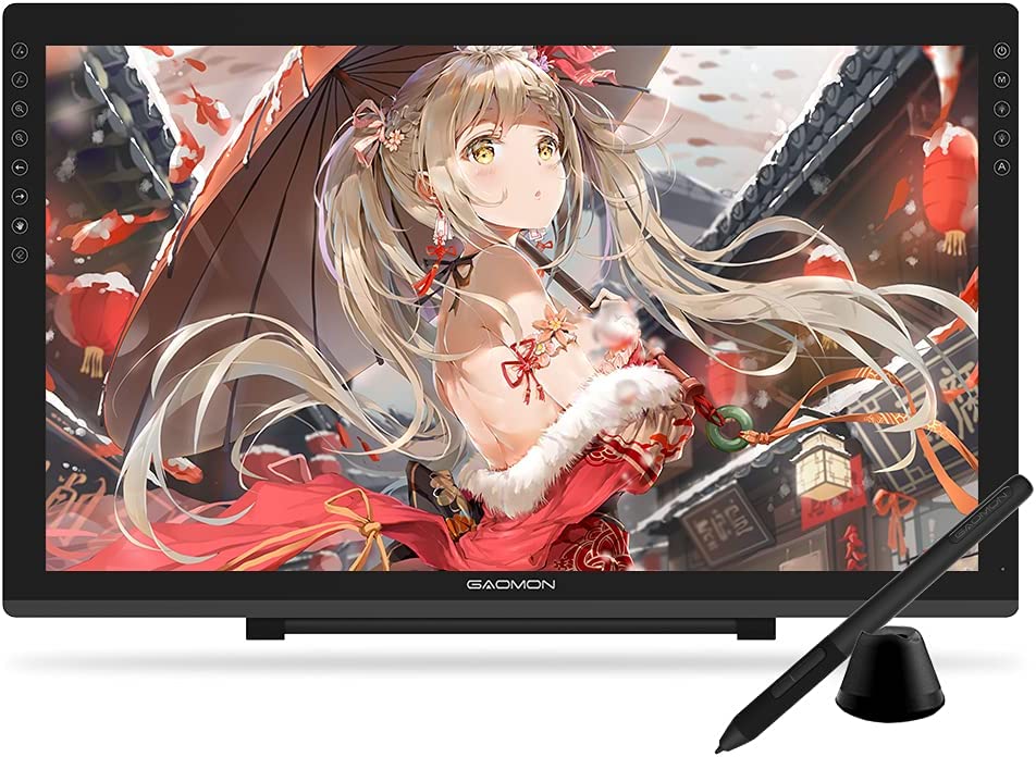 Windows タブレット GAOMON 液タブPD2200 21.5インチ 92%NTSC IPSフルラミネーションディスプレイ 傾き検知8192レベル筆圧充電不要ペン イラスト デザイン お絵描き 液晶ペンタブレット スタンド付きモニター Windows&macOS対応