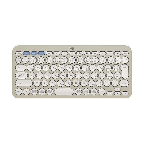ロジクール PEBBLE KEYS 2 K380S Bluetoothキーボード グレージュ K38 ...