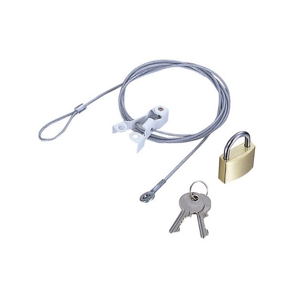 (まとめ) エレコム液晶ディスプレイセキュリティワイヤーロック ESL-5 1パック 【×10セット】