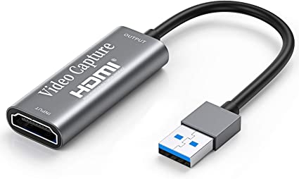 Chilison HDMI キャプチャーボード ゲームキャプチャー USB3.0 ビデオキャプチャカード 1080P60Hz ゲーム実況生配信、画面共有、録画、ライブ会議に適用 小型軽量 Nintendo Switch、Xbox One、OBS Stu