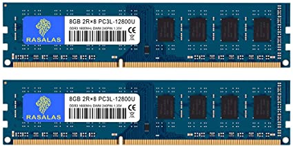 8GB 2枚 PC3L-12800U DDR3L-1600 UDIMM デスクトップPC用メモリ 16GB 240Pin 電圧1.35V 1.5V 両対応