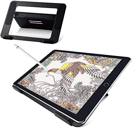 エレコム タブレットスタンド 液タブ 液晶ペンタブレット 9.7~12.9インチ対応 Wacom XP-Pen iPad 対応 角度調整可能 4アングル ブラック iPad/iPad Pro/iPad Air/iPad mini/Surface/Kin